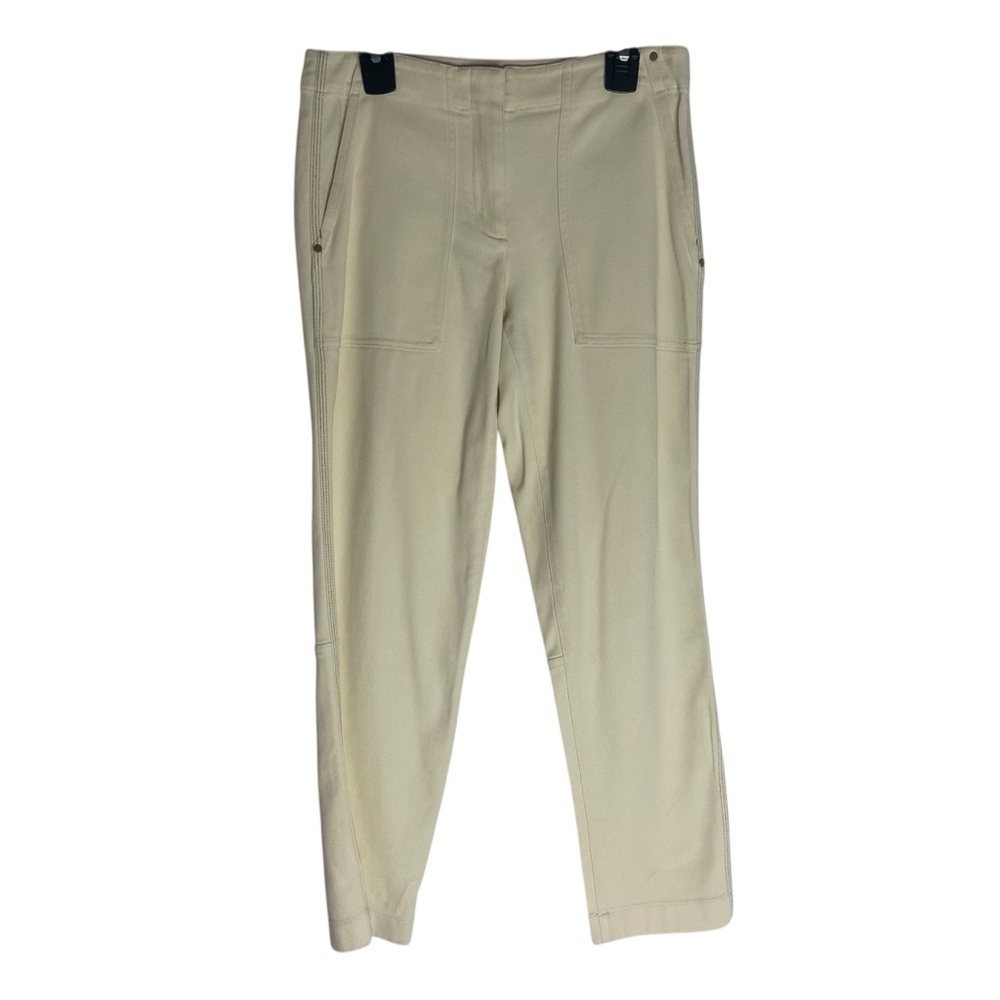 Theory Women's Cream Beige Chinos Trouser Pants 00